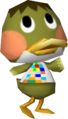Deena's artwork in Animal Crossing