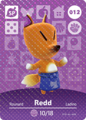 Redd's amiibo card